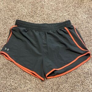 Under Armour Women's Athletic Shorts in Pink and Gray